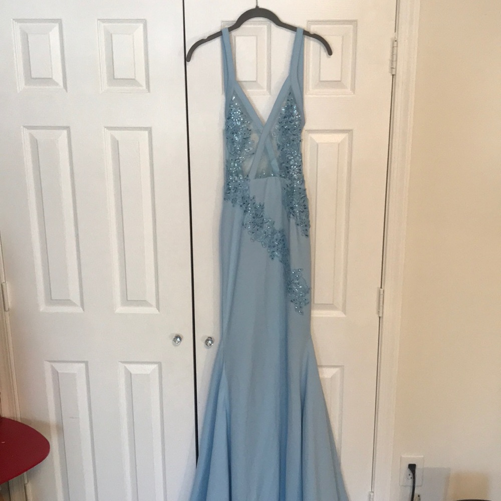Beautiful Blue Prom Dress